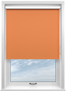Rimini (Blackout), Tangerine - Roller Blind